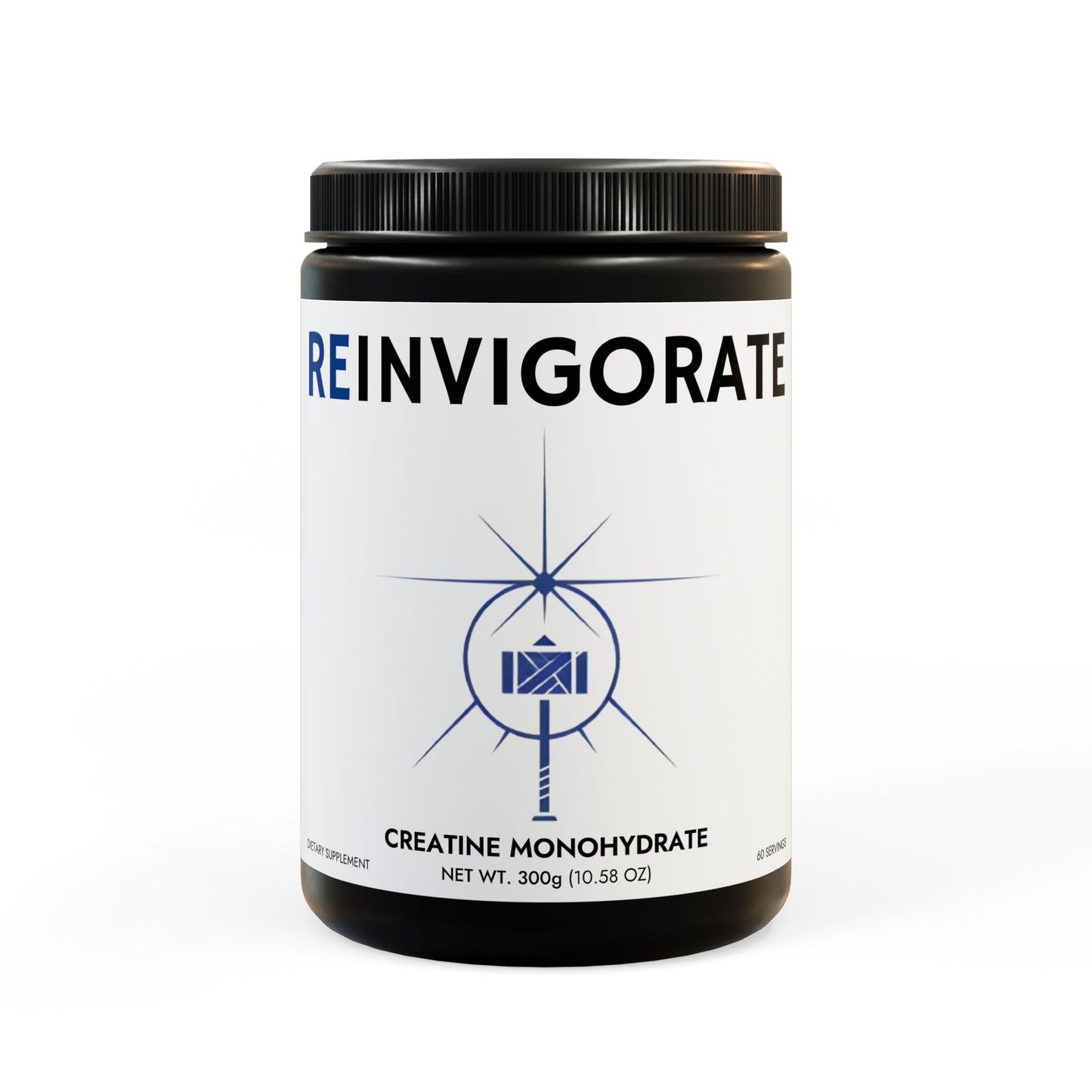REingivorate Creatine Monohydrate Supplement (300g, 10.58oz)