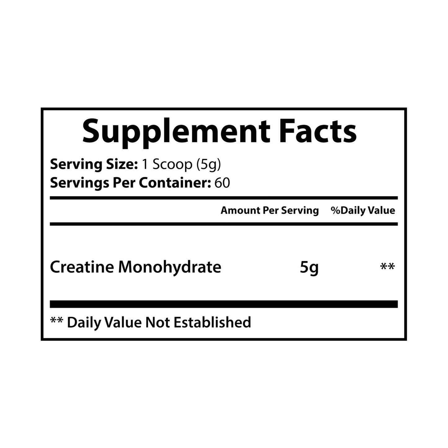 REingivorate Creatine Monohydrate Supplement (300g, 10.58oz)