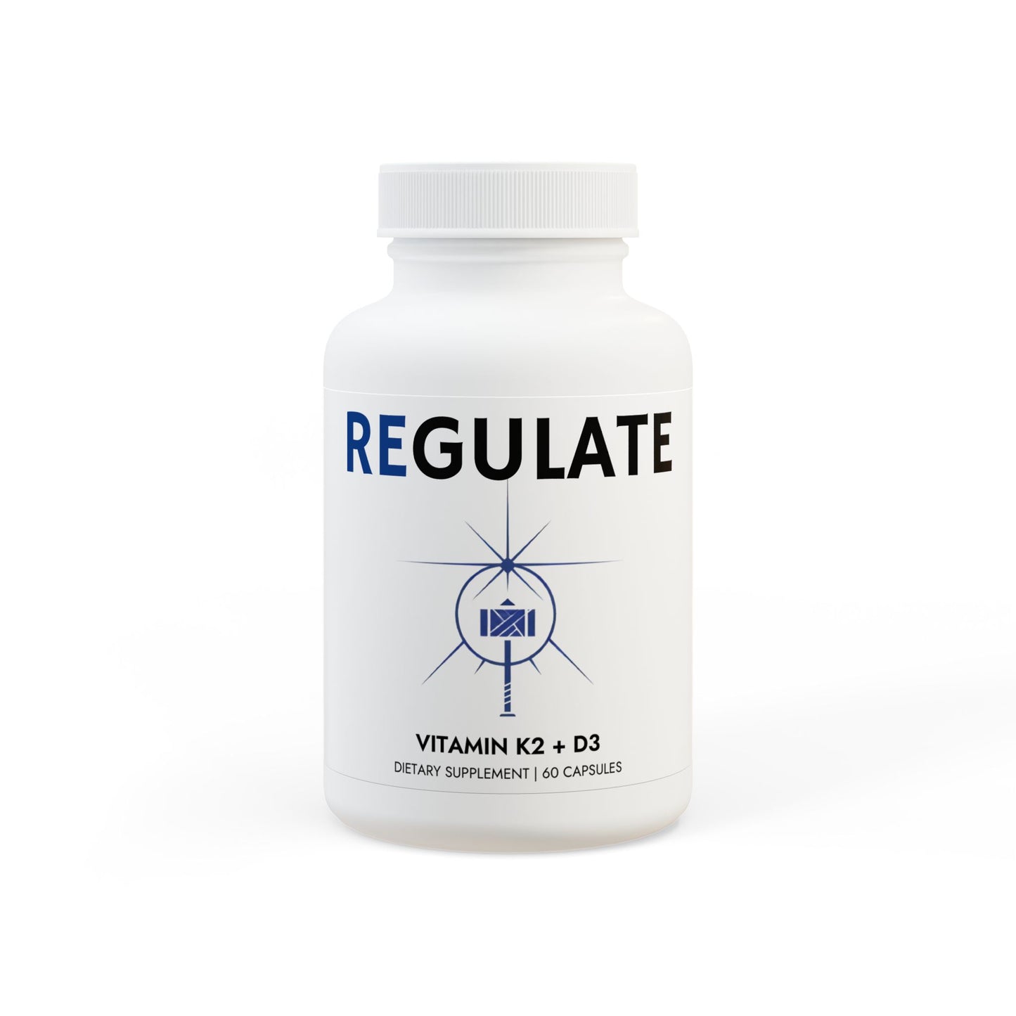 REgulate Vitamin K2 + D3 Supplement (60 Capsules)